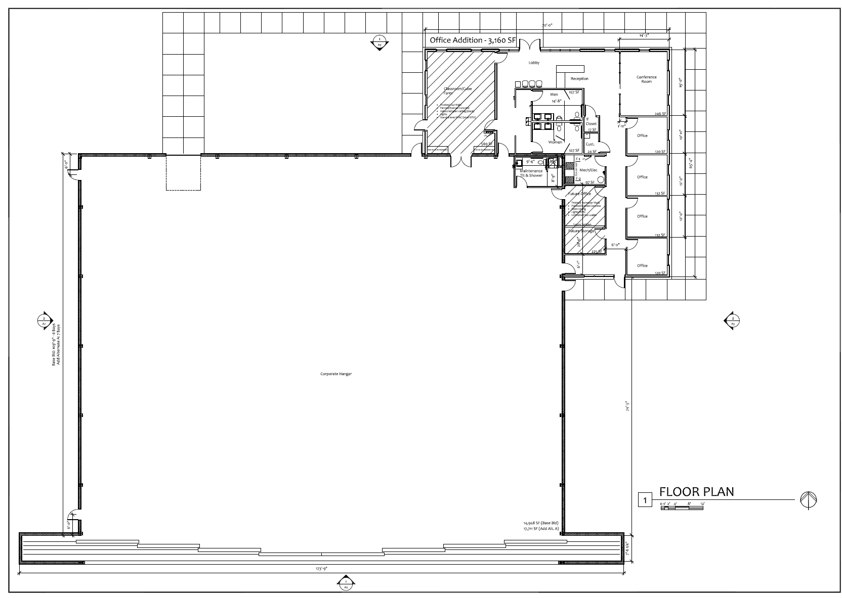 Executive Hangar Floor Plan